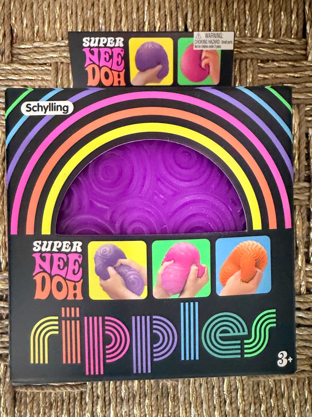 Super NeeDoh Ripples- Purple
